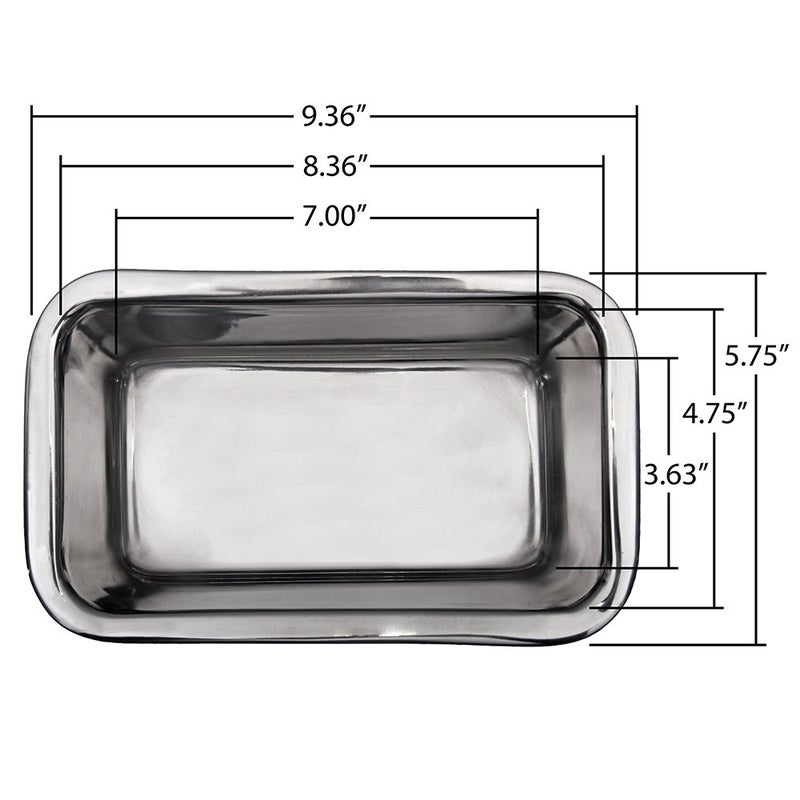 Lindy's Stainless Steel Loaf Pan for Baking Bread, Meatloaf, Cakes, Brownies, Casseroles, and More, Nontoxic & Dishwasher Safe - Image 4